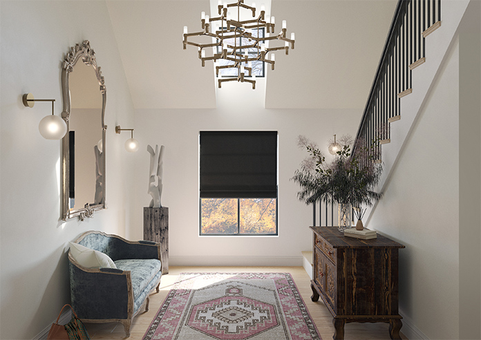 Tussah, Anthracite - Roman Blind - Image 8